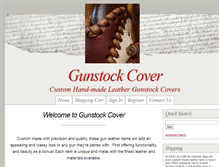 Tablet Screenshot of gunstockcover.com